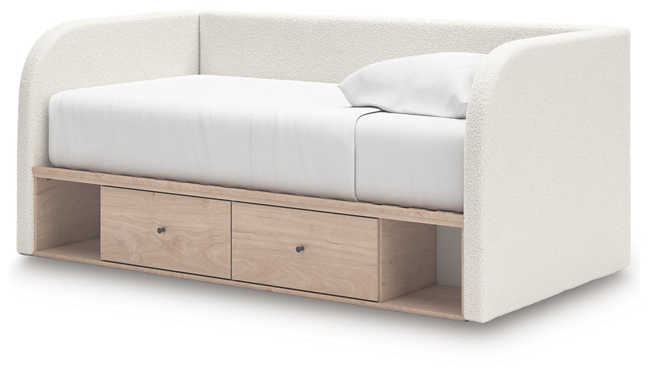 Arloster Full Upholstered Day Bed with Storage