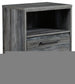 Baystorm Full Panel Headboard with Mirrored Dresser and Nightstand