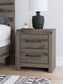 Graystorm Twin Panel Bed with Mirrored Dresser, Chest and Nightstand