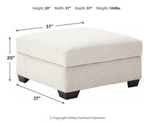 Load image into Gallery viewer, Cambri Ottoman With Storage
