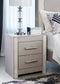 Surancha King Poster Bed with Mirrored Dresser and 2 Nightstands